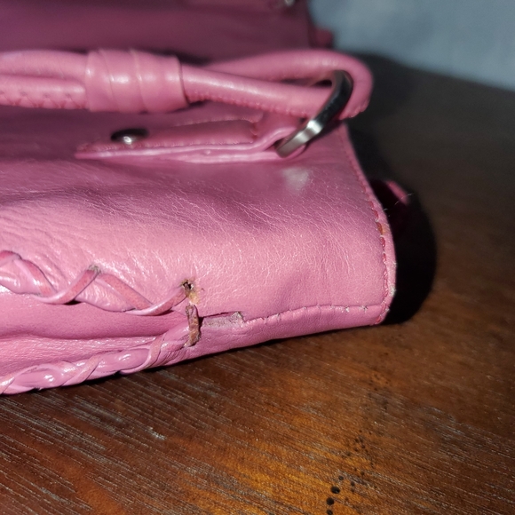 VINTAGE | Sigrid Olsen pink leather handbag - Picture 6 of 6